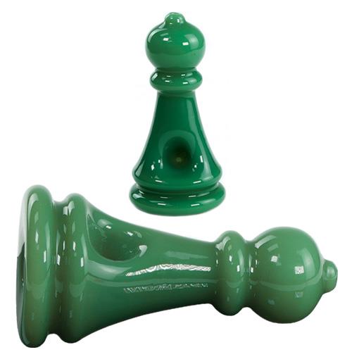 Green Chess Piece 4