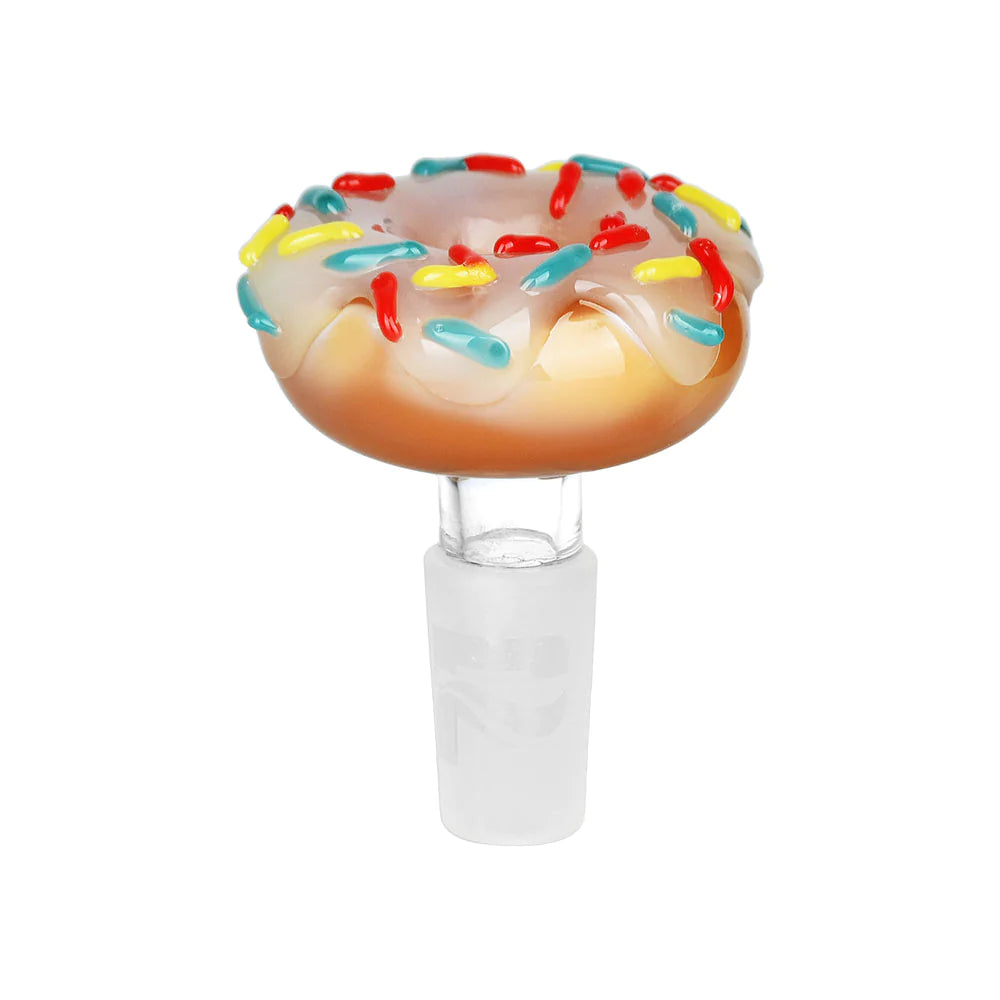 Sprinkle Donut Glass Flower Bowl - 14mm - Male