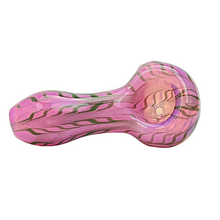 Load image into Gallery viewer, iDab Pink and Green Design Hand Pipe
