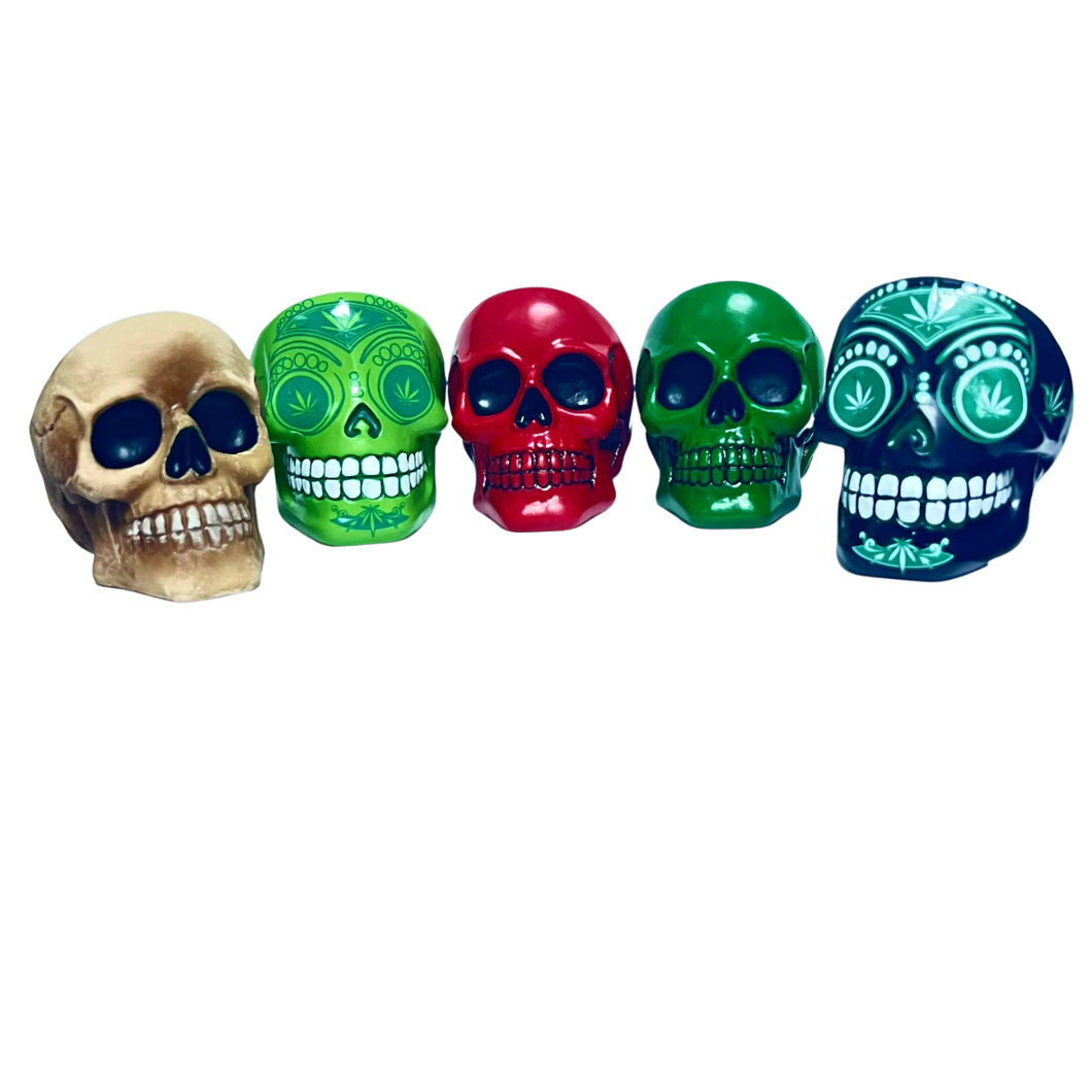 Colored Skull Ashtray