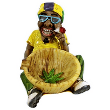 Load image into Gallery viewer, Rasta Jamaican Man-Polyresin Ashtray Decoration
