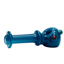 Load image into Gallery viewer, Headley Glass Art Blue Spoon Hand Pipe
