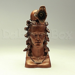 Newport Medium Torch - Medusa Head - Bronze