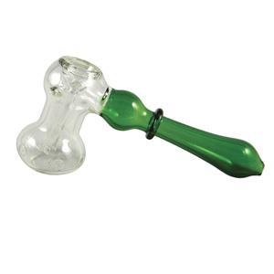 Green and Clear Hammer Bubbler