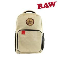 Load image into Gallery viewer, RAW X Rolling Papers Burlap Backpack
