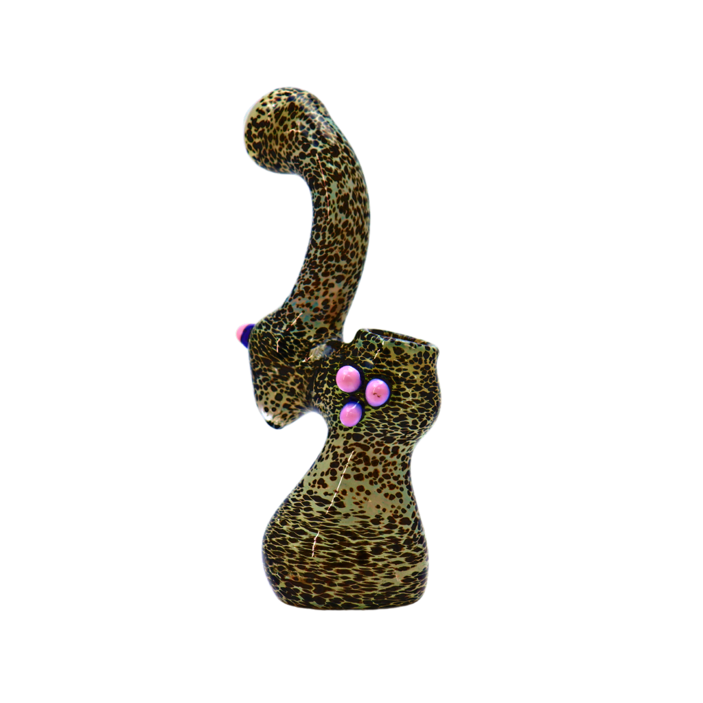Frittered Bubbler with Pink Dots