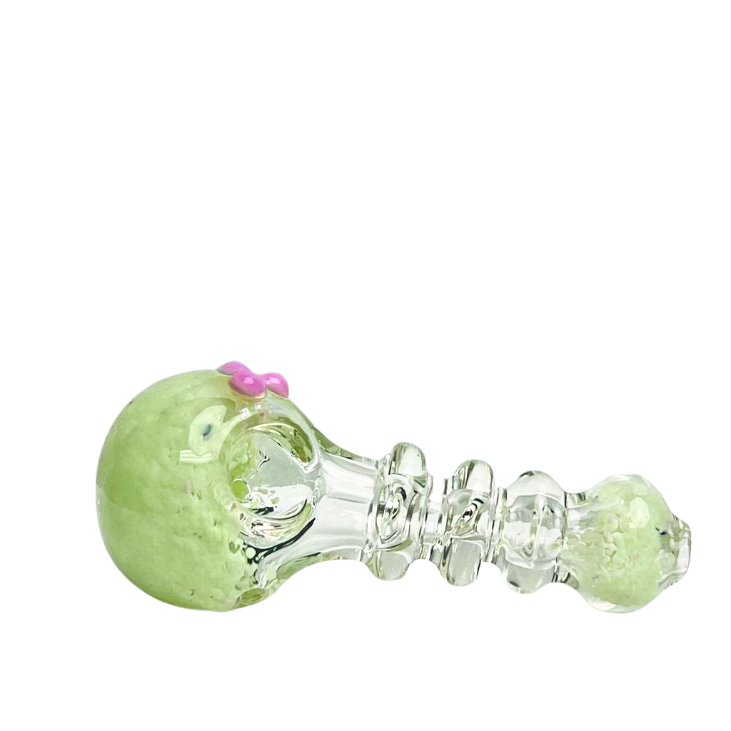 Clear and Slime Fitter Hand Pipe with Ridges