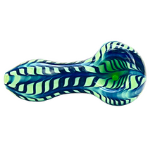 Load image into Gallery viewer, iDab Blue and Green Design Hand Pipe
