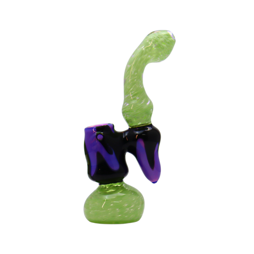 Slime Frittered Bubbler with Purple Wig Wag