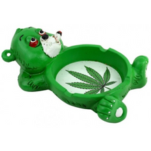 Load image into Gallery viewer, Smoking Bear Leaf Design Ashtray
