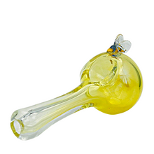Load image into Gallery viewer, Mini Fumed Hand Pipe with Bee
