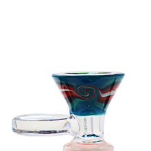 Load image into Gallery viewer, Glass Flower Bowl w/Handle &amp; Swirls - 14mm - Male
