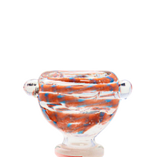 Load image into Gallery viewer, Glass Flower Bowl w/Handle &amp; Swirls - 14mm - Male
