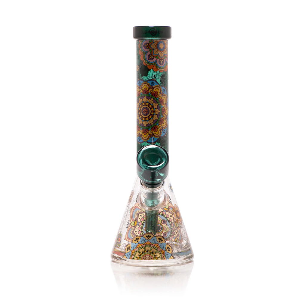 WormHole Glass-Mandala Myriad Mini (Teal)