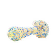 Load image into Gallery viewer, Blue Speckled Hand Pipe
