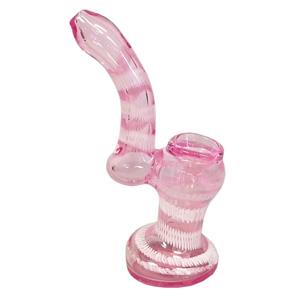 Pink Bubbler with White Design 5.5