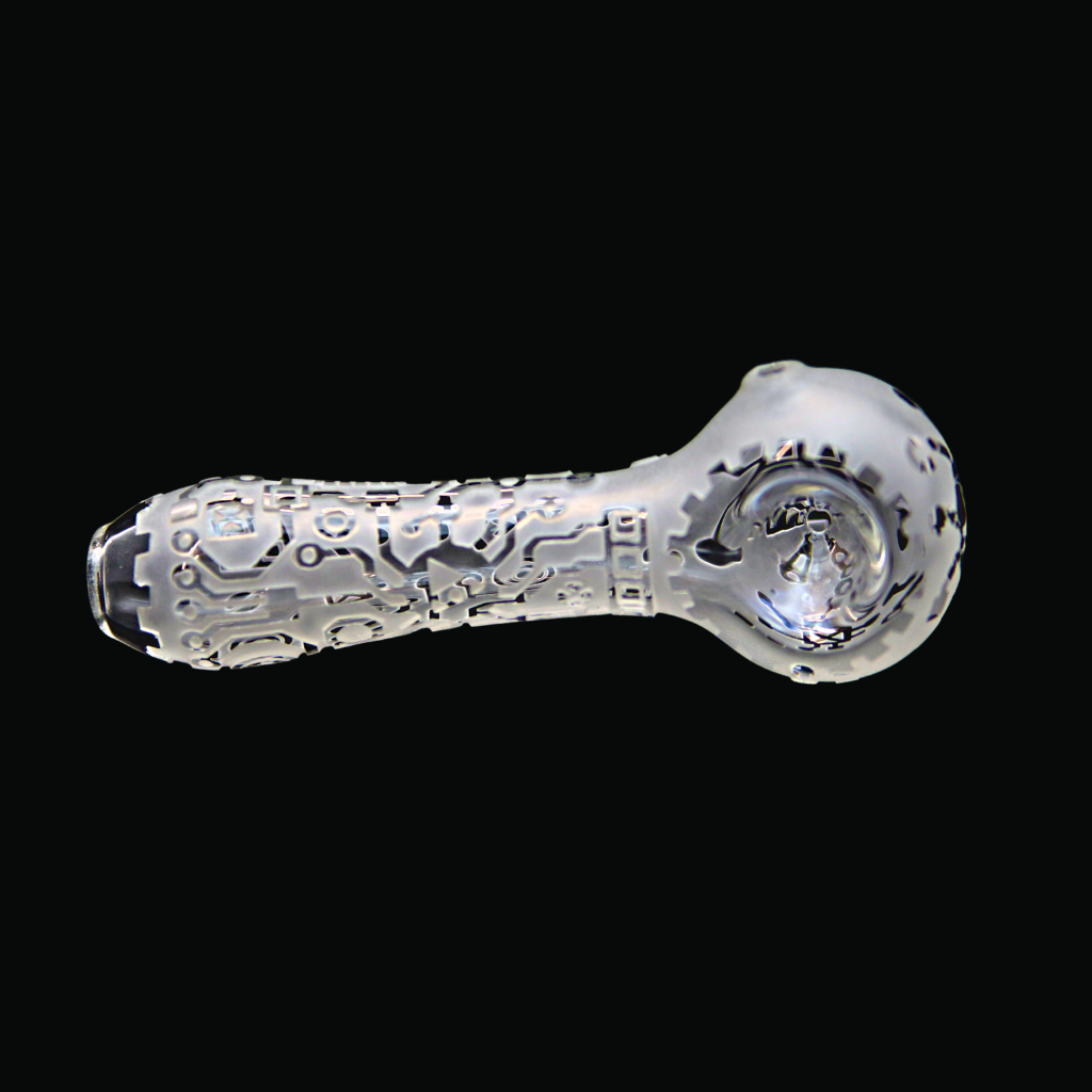 Milky Way Sandblasted Hand Pipe with Design