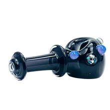 Load image into Gallery viewer, Headley Glass Art Black Spoon Hand Pipe
