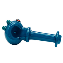 Load image into Gallery viewer, Headley Glass Art Blue Spoon Hand Pipe
