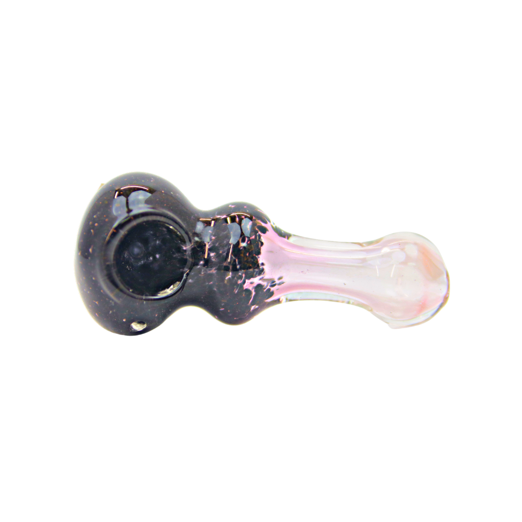 Pink Hand Pipe with Black Bowl