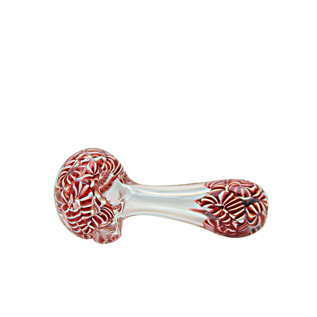 Red and White Rope Design Hand Pipe