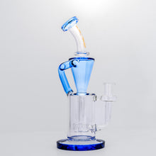 Load image into Gallery viewer, Tornado Glass-14mm Klein Recycler-Blue
