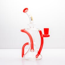 Load image into Gallery viewer, Tornado Glass-14mm HourGlass Recycler-Red
