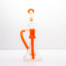 Load image into Gallery viewer, Tornado Glass-14mm HourGlass Recycler-Orange
