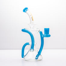Load image into Gallery viewer, Tornado Glass-14mm HourGlass Recycler-Blue
