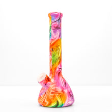 Load image into Gallery viewer, 14mm Silicone Color Splash Beaker Dab Rig
