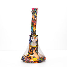 Load image into Gallery viewer, 14mm Silicone Beaker with Black Art Design Dab Rig
