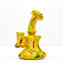 Load image into Gallery viewer, 14mm Silicone Yellow Rick and Morty Design Dab Rig
