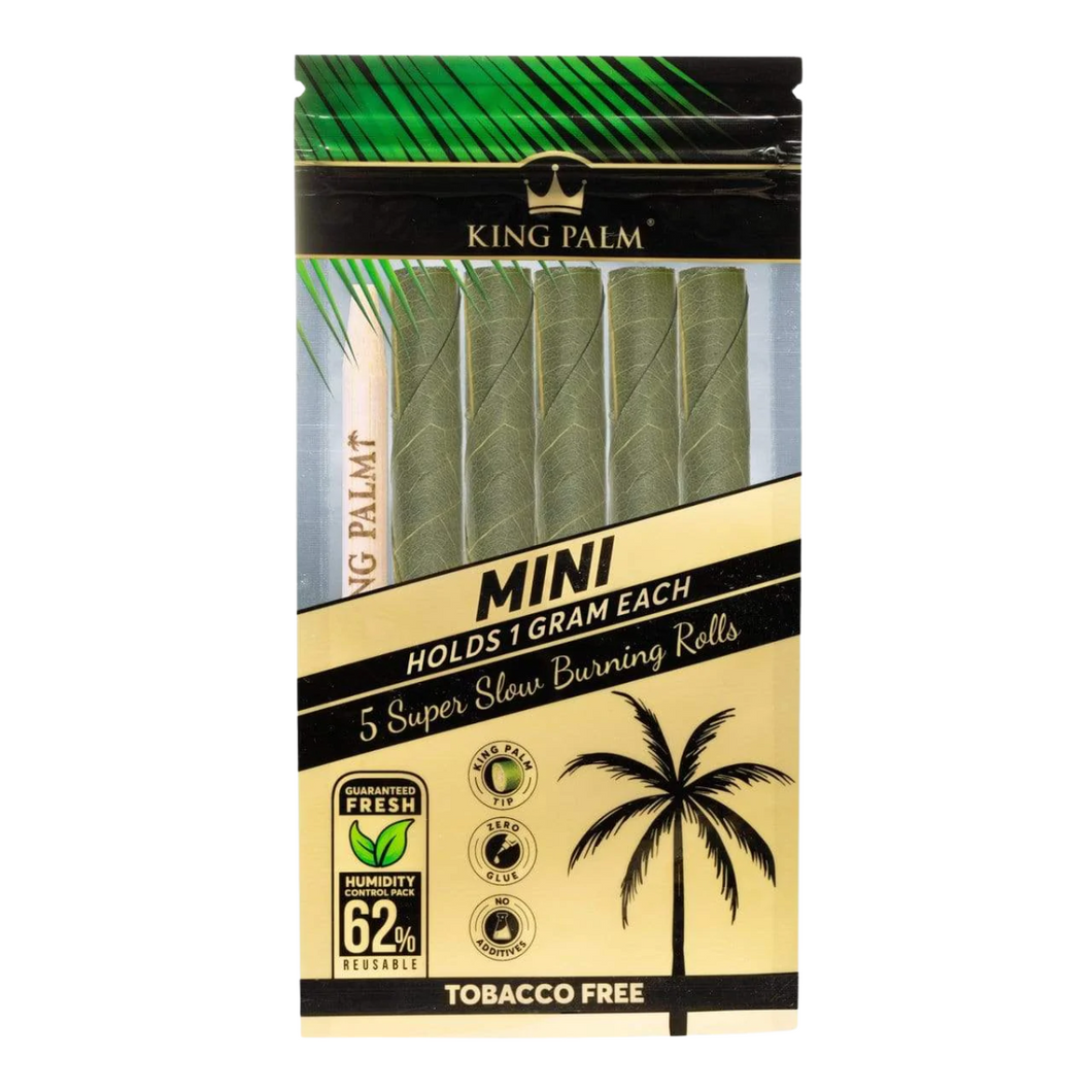 King Palm Minis - Gram Real Leaf Rolls - 5 Pack