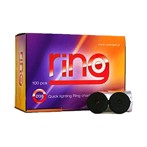 Ring Quick Light Charcoal-38mm 5pc