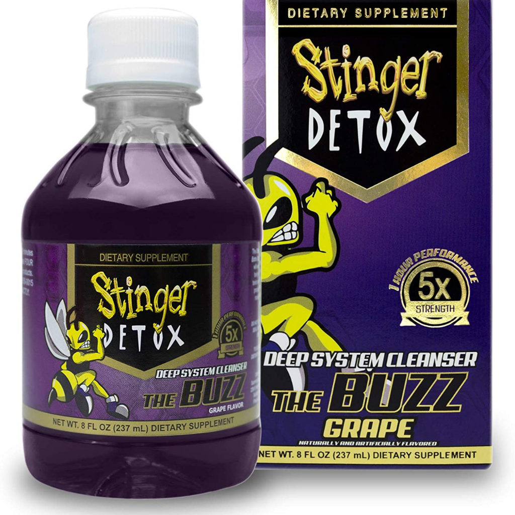 Stinger The Buzz 1-hour Detox Liquid Drink 5x Strength  8oz