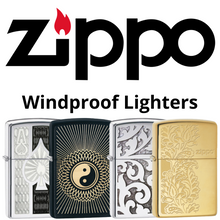 Load image into Gallery viewer, Genuine Zippo Lighter - Various Designs
