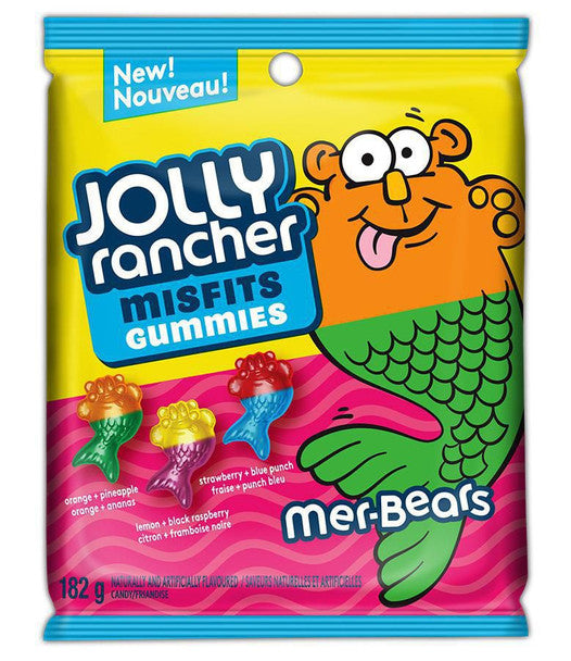 Jolly Rancher Misfits Mer-Bears Gummies Candy (Canada)