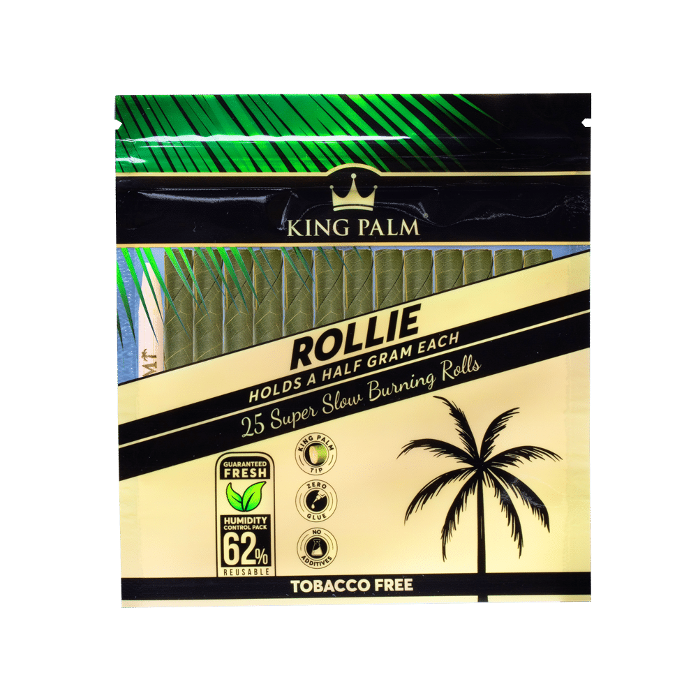 King Palm Rollie - Half Gram Real Leaf Rolls - 25 Pack