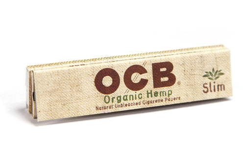 OCB ORGANIC HEMP UNBLEACHED PAPERS + TIPS