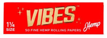 Load image into Gallery viewer, Vibes Hemp Rolling Papers
